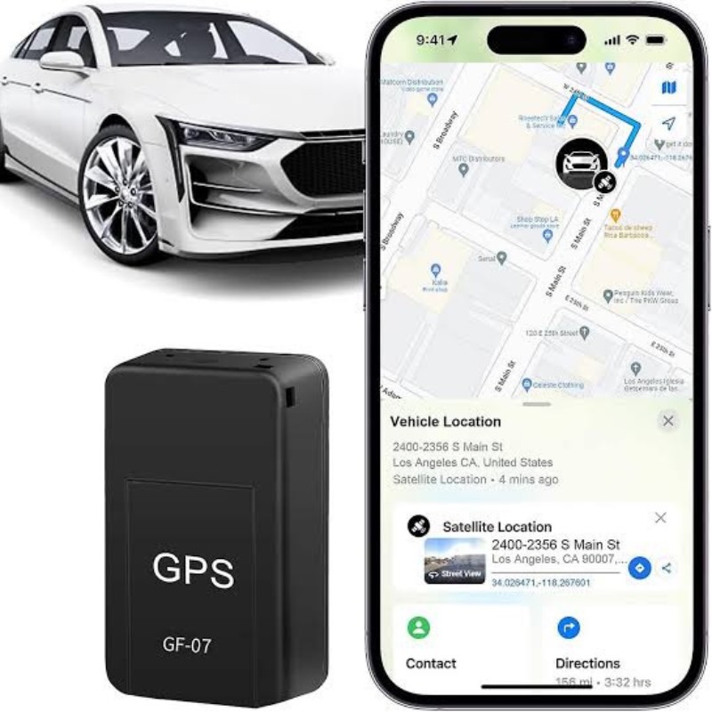Mini Magnetic GPS Tracker with Real-Time Location, Voice &…