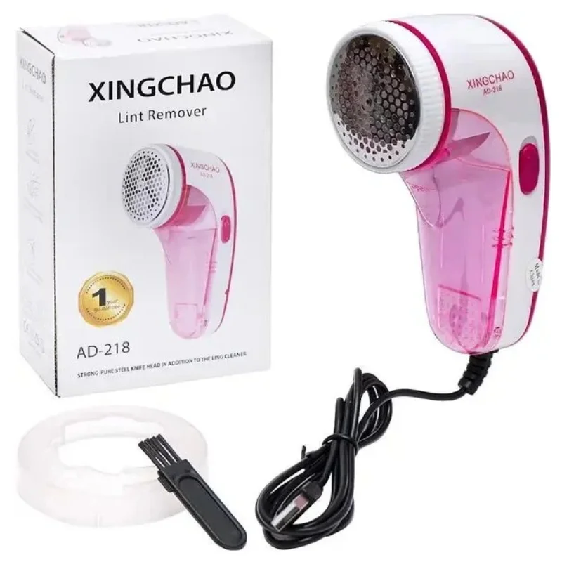 XINGCHAO Lint Remover AD-218 Pink White Portable Fabric…