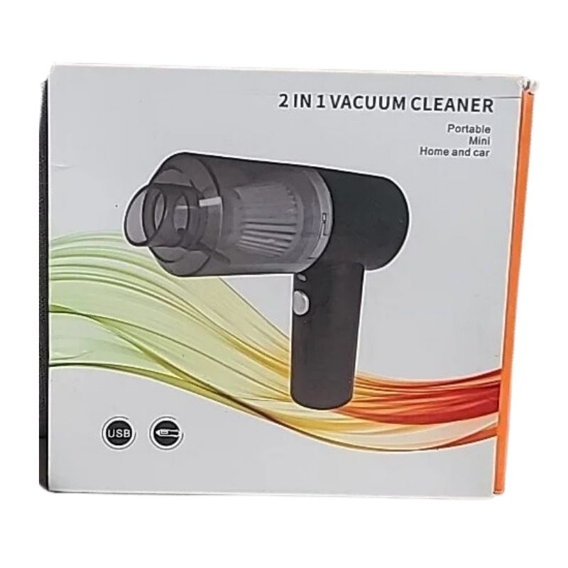 2-in-1 Wireless Portable Car Vacuum Cleaner