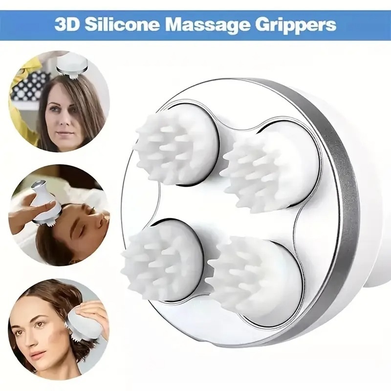 Electric Scalp Massager with 4 Clusters