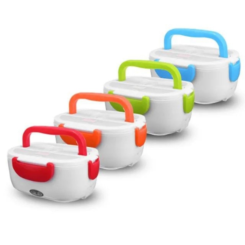Portable Electric Heating Lunch Box with Leak-Proof Design & Soup Tray