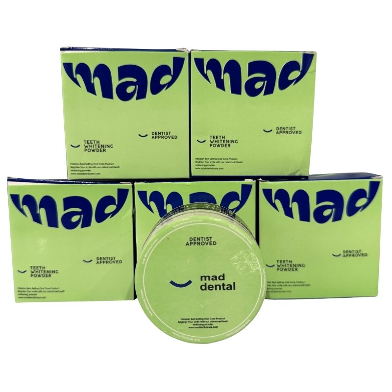 Mad Dental Care Teeth Whitening Powder