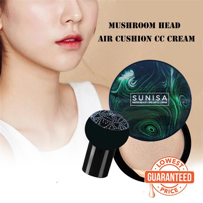 SUNISA 3-in-1 Air Cushion CC & BB Cream | Waterproof Moisturizing Foundation with Sponge thumbnail 7