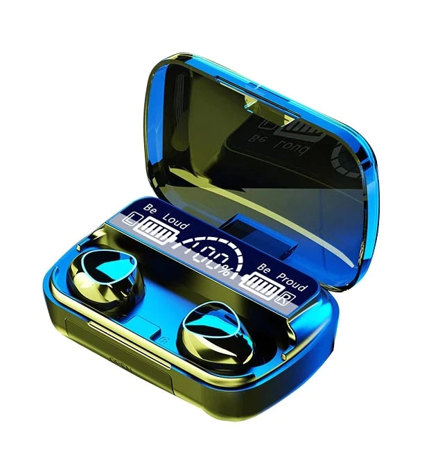 M10 Damix V 5.3 Bluetooth Wireless Earbuds with LED…