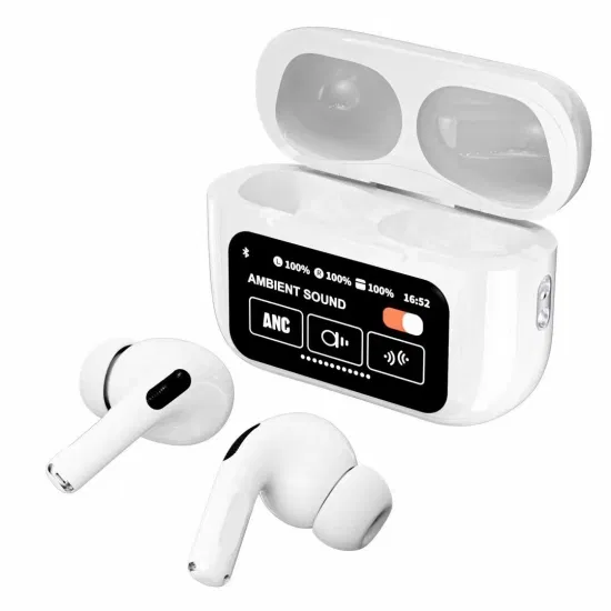 White A9 Pro ANC Bluetooth 5.4 Wireless Earbuds with Smart…