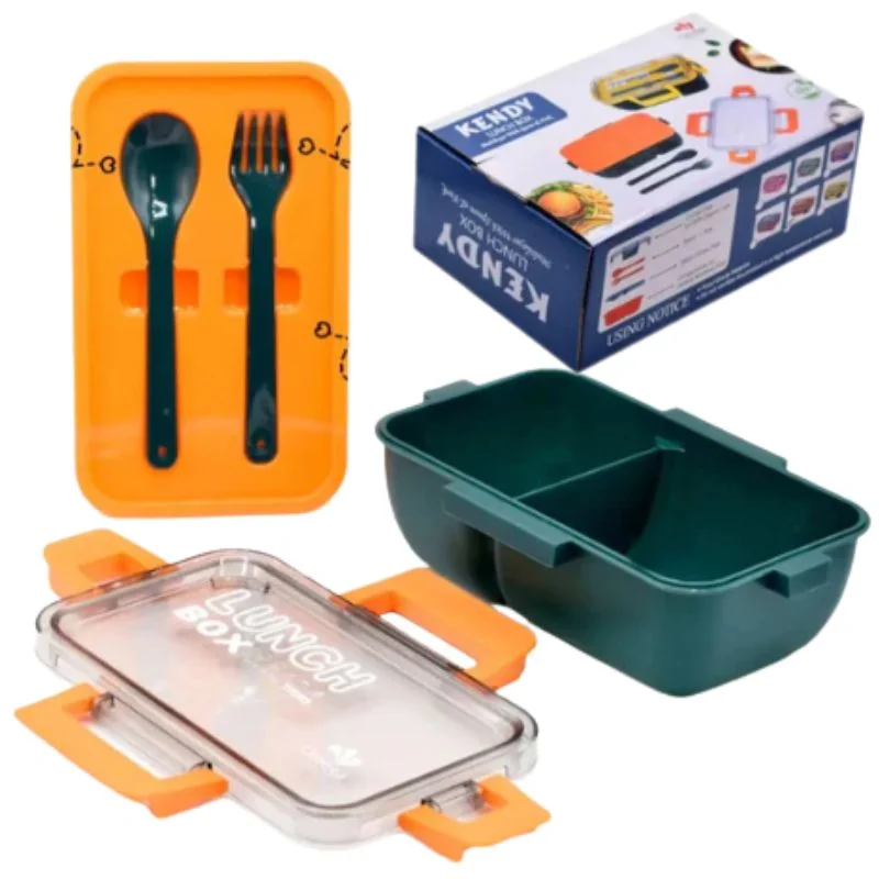 Kendy Lunch Box with Spoon & Fork