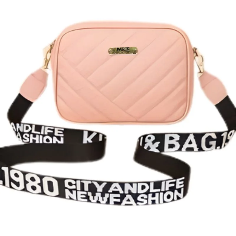 Pink Leather Handbag for Girls & Women