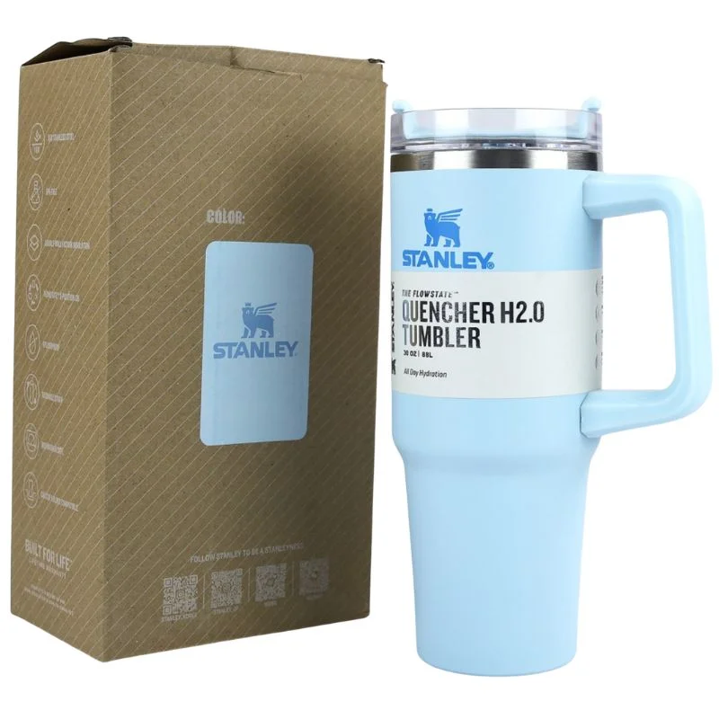 Light Blue Stanley 40 Oz Stainless Steel Tumbler