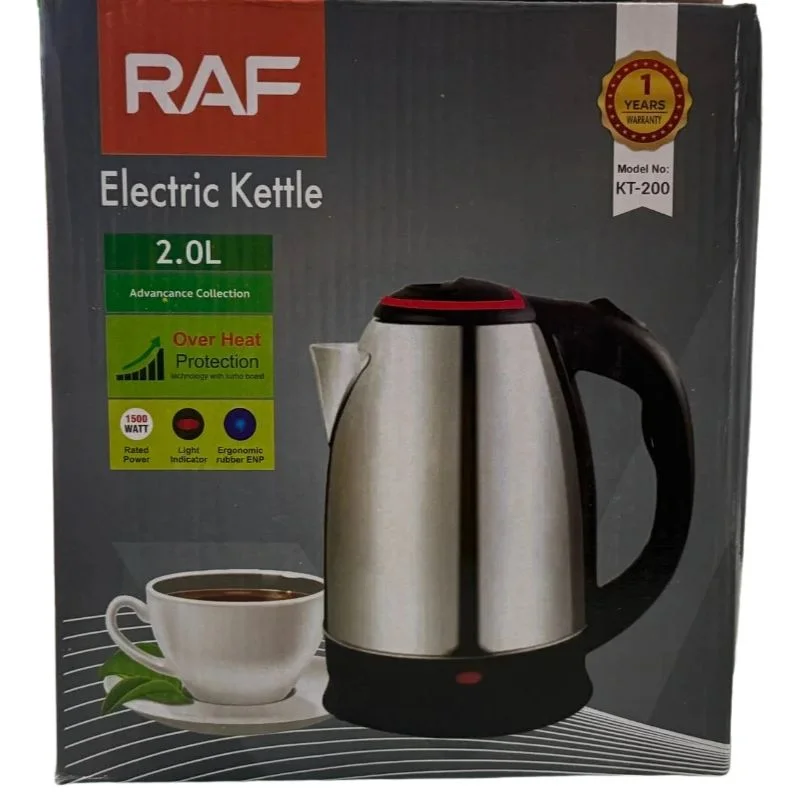 RAF KT-200 Automatic Electric Kettle 2 Liter Stainless…