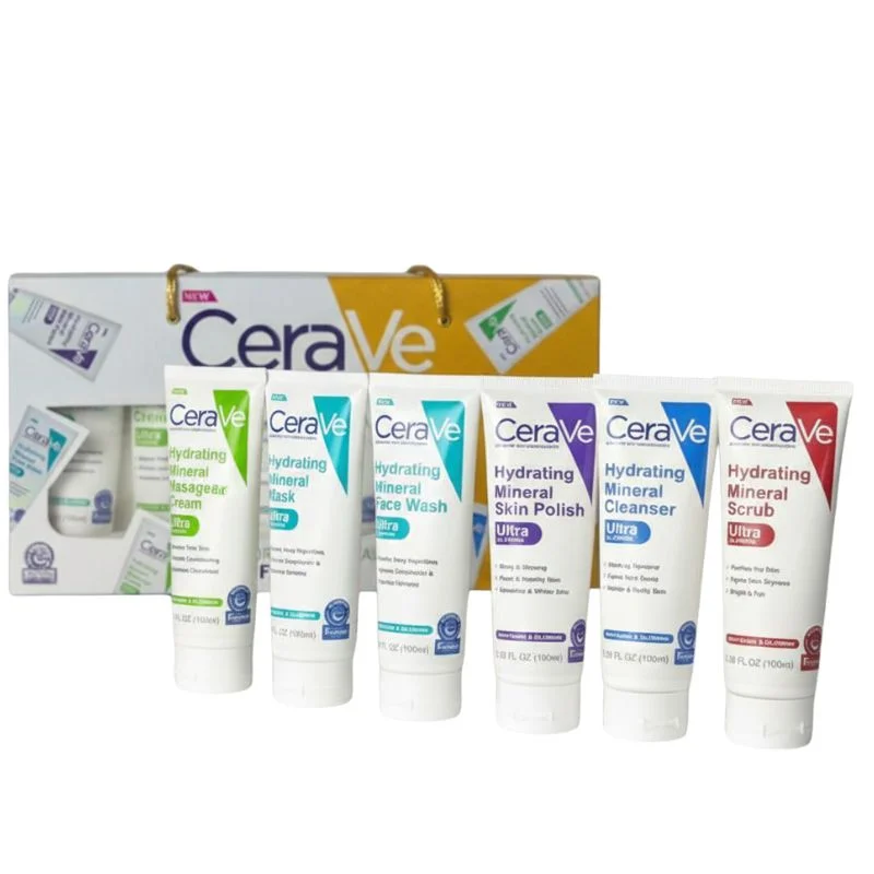 Pack of 6 – CeraVe Hydrating Mineral Facial Kit