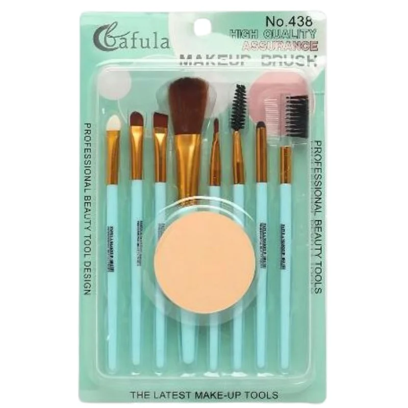 9 PCS Makeup Brush Set | Professional Beauty Tools for Foundation, Blending, Contouring & Eyeshadow | Soft Synthetic Bristles | Pink thumbnail 5