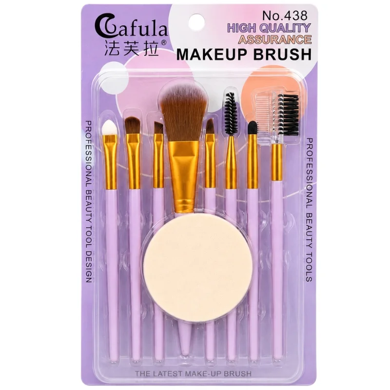 9 PCS Makeup Brush Set | Professional Beauty Tools for Foundation, Blending, Contouring & Eyeshadow | Soft Synthetic Bristles | Pink thumbnail 6