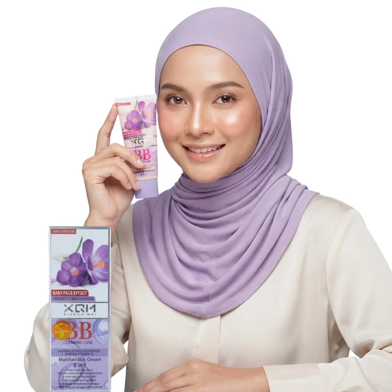 XQM BB Blemish Saffron Crocus Base Cream | 6-in-1 Multifunction BB Cream with Hyaluronic Acid & Mineral Pigments | SPF 15 | 65ml thumbnail 4