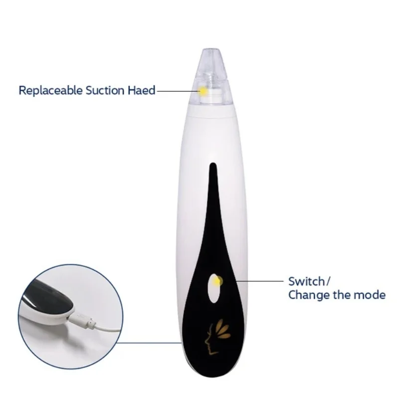Rechargeable Blackhead Remover Vacuum Cleaner | Model FPLS-001 | Deep Pore Cleansing & Microdermabrasion Device thumbnail 6