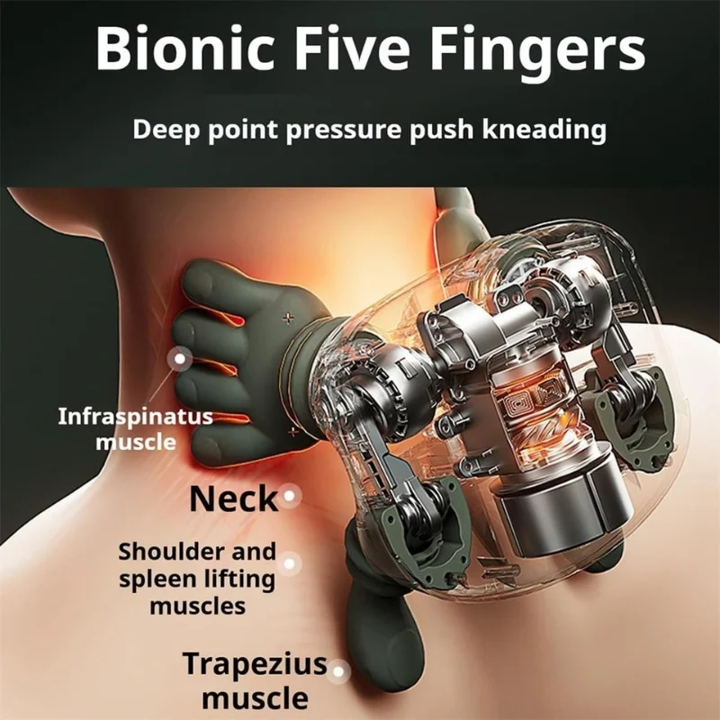 Neck & Shoulder Kneading Massager | Model BLD- 893 | Wireless Shiatsu Deep Kneading Massager with Heat | For Neck, Shoulders, Back & Body Relaxation