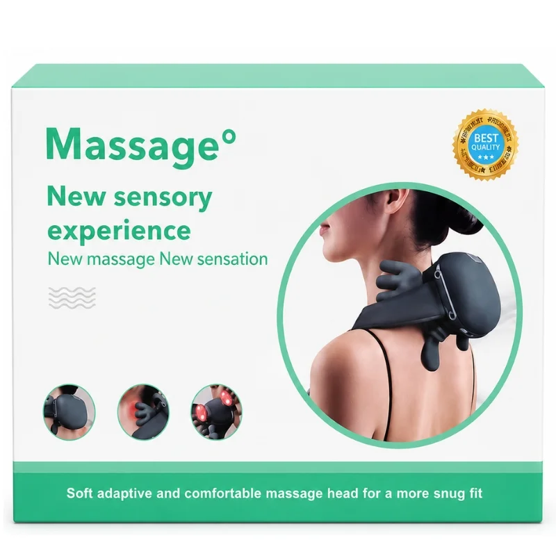 Neck & Shoulder Kneading Massager | Model BLD- 893 | Wireless Shiatsu Deep Kneading Massager with Heat | For Neck, Shoulders, Back & Body Relaxation thumbnail 4