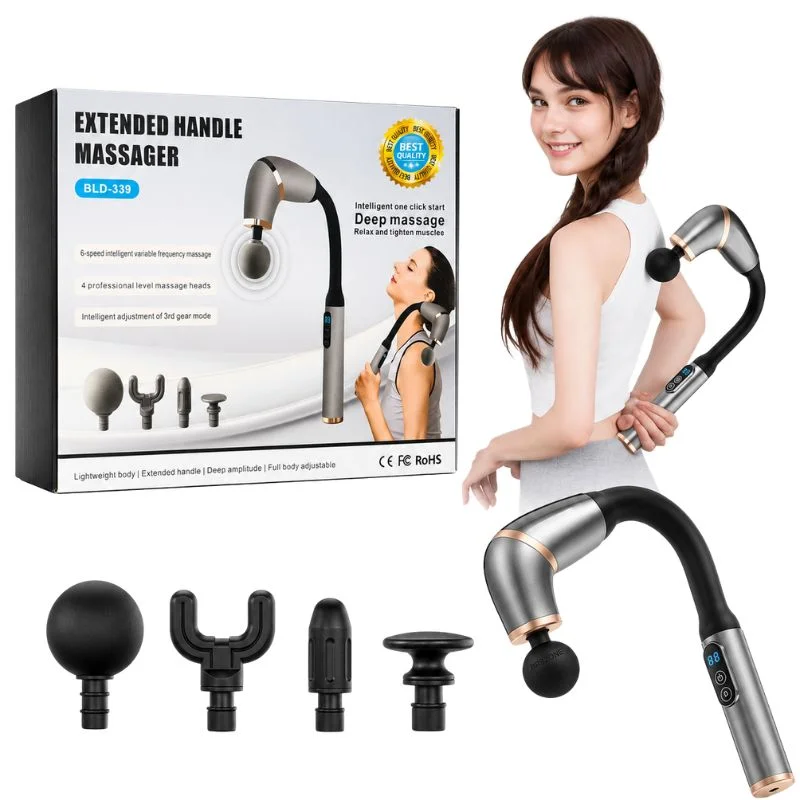 Long Handle Fascial Gun Massager