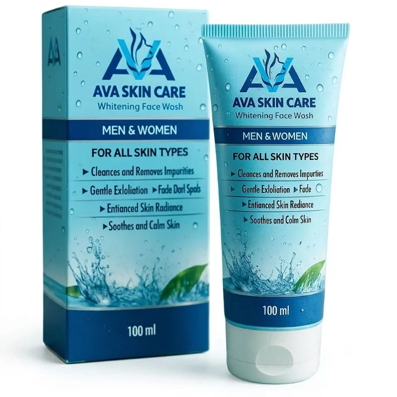AVA Face Wash | Glycolic Acid & Vitamin-Enriched Brightening Cleanser | Deep Cleansing & Hydrating Formula | For All Skin Types thumbnail 4