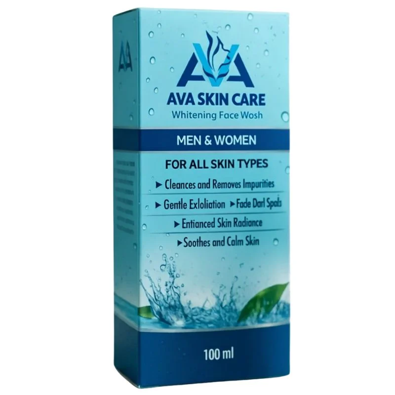 AVA Face Wash | Glycolic Acid & Vitamin-Enriched Brightening Cleanser | Deep Cleansing & Hydrating Formula | For All Skin Types thumbnail 2