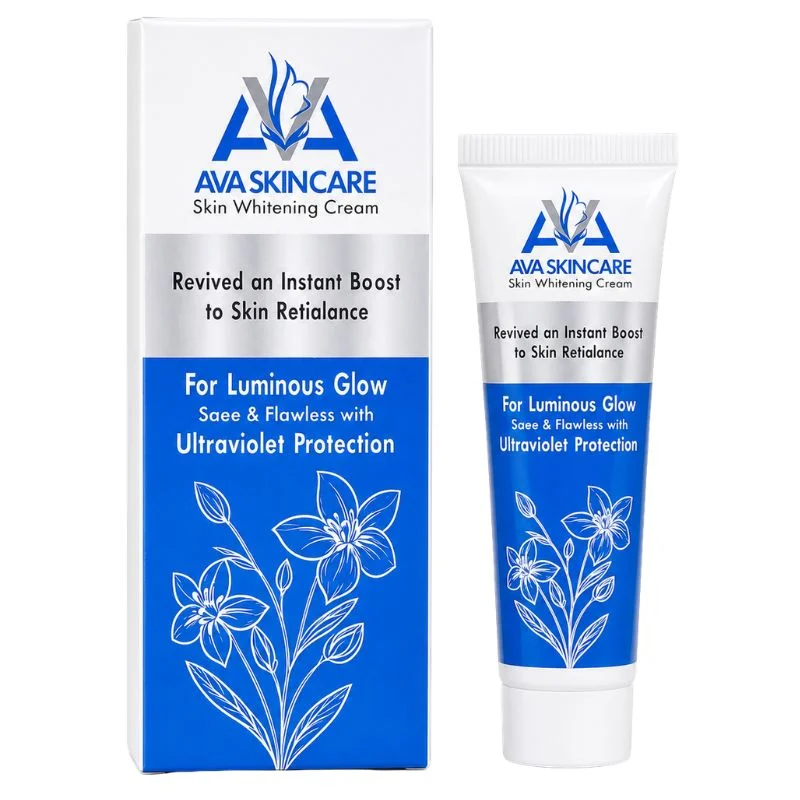 AVA Skin Whitening Cream  | Brightening & Hydrating Face Cream | Smooth & Healthy-Looking Skin | 30g thumbnail 3