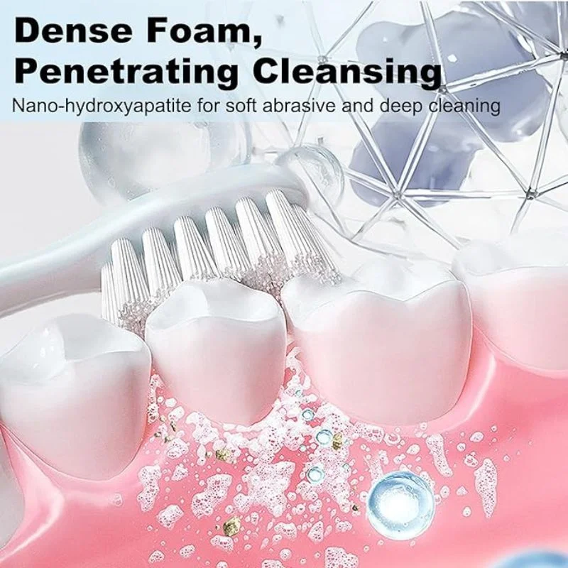 7.5% Nano-Hydroxyapatite Toothpaste | Deep Cleaning & Advanced Enamel Protection | Fluoride-Free Mint Toothpaste for Sensitive Teeth | Fresh Breath & Daily Oral Care thumbnail 7