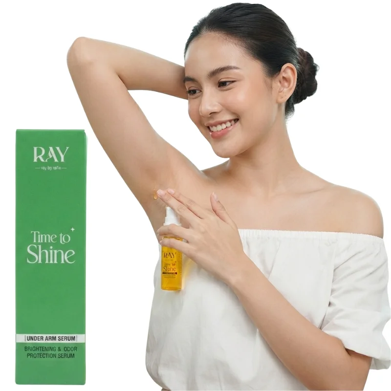 Ray Time To Shine Underarm Serum | Brightening Underarm Serum with Niacinamide, Alpha Arbutin & Hyaluronic Acid | Lightweight Daily Care | 30ml thumbnail 4