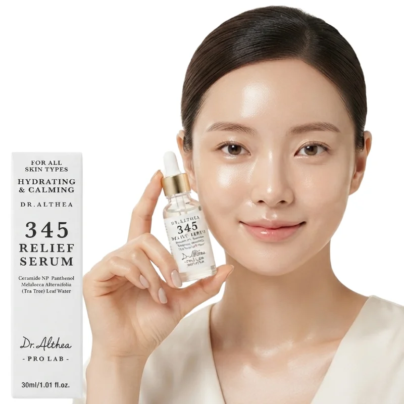Dr. Althea 345 Relief Serum | Hydrating & Calming Serum with Tea Tree Leaf Water, Ceramide NP & Niacinamide | Barrier Repair & Deep Hydration | 30ml thumbnail 2