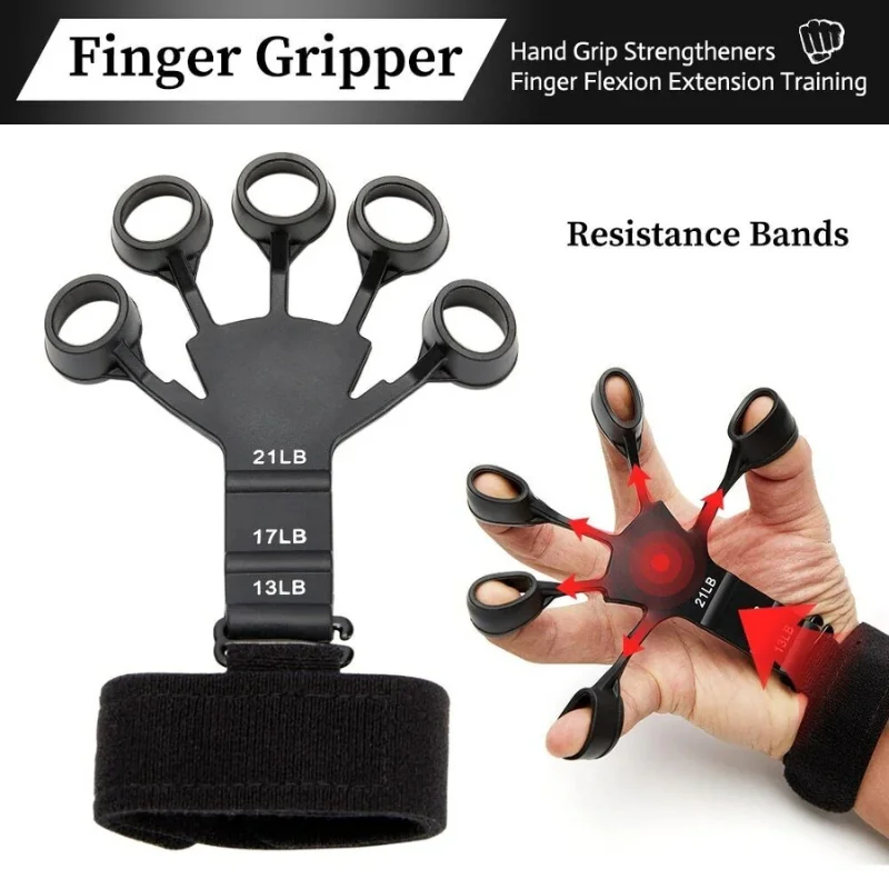 Adjustable Hand Grip Strengthener | Finger Exerciser & Hand Therapy Trainer | Grip Strength Trainer for Fitness, Rehabilitation & Arthritis Relief thumbnail 3
