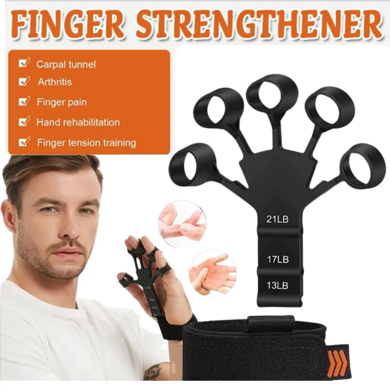 Adjustable Hand Grip Strengthener | Finger Exerciser & Hand Therapy Trainer | Grip Strength Trainer for Fitness, Rehabilitation & Arthritis Relief thumbnail 4